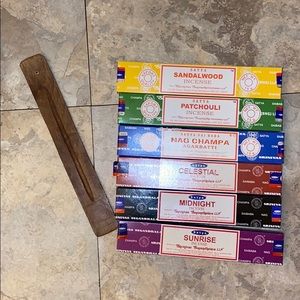 Incense sticks & incense holder